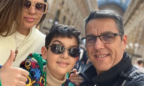 Cristi Brancu și-a dus familia la Milano de ziua lui