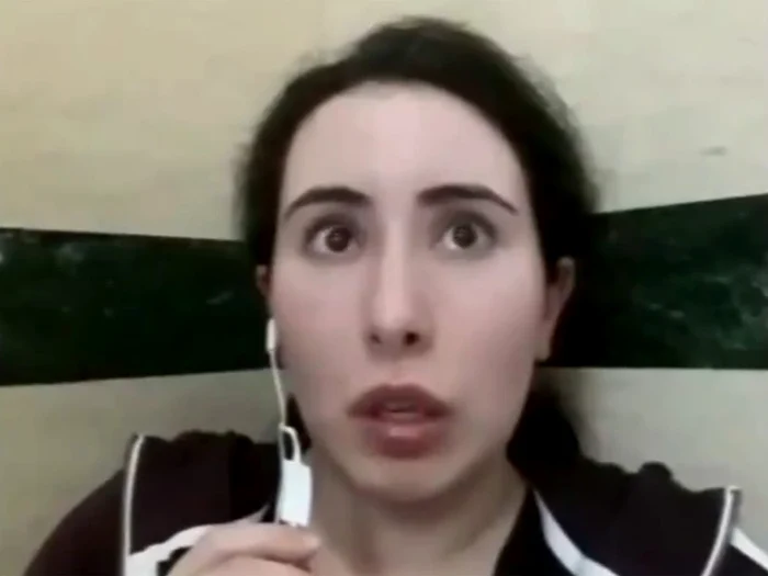 Latifa, alături de fostul comisar ONU Mary Robinson, în decembrie 2018