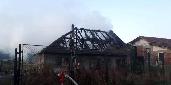 incendiu orsova FOTO ISU Drobeta 
