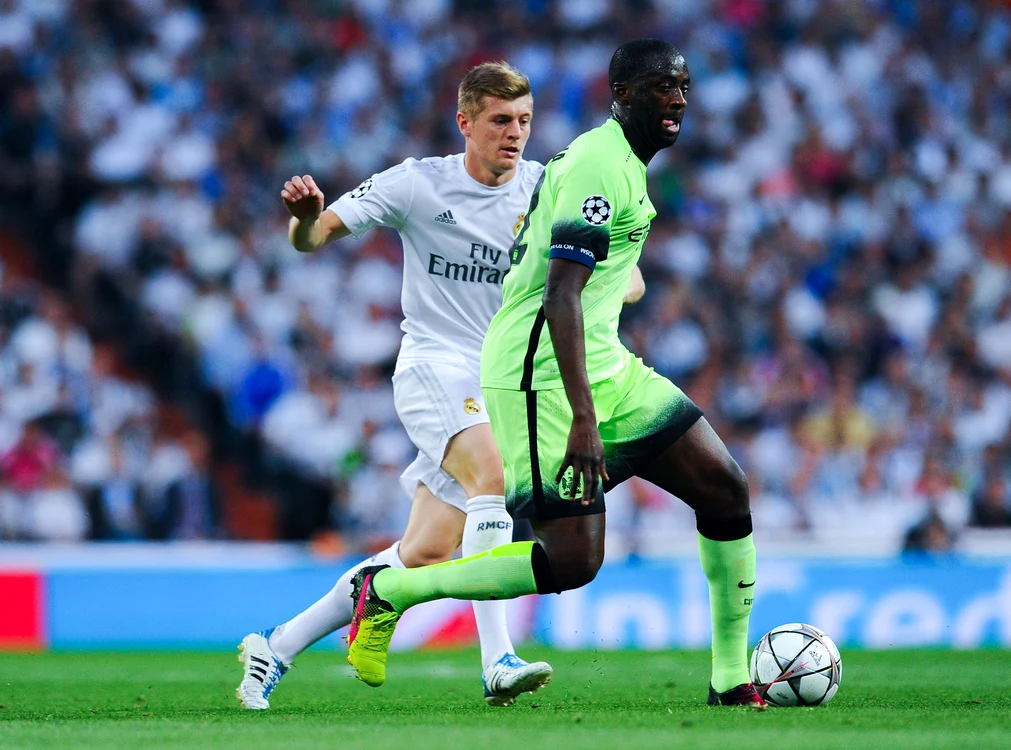 
    Yaya Toure și Toni Kroos s-au înfruntat în 2016Foto: Guliver / GettyImages  