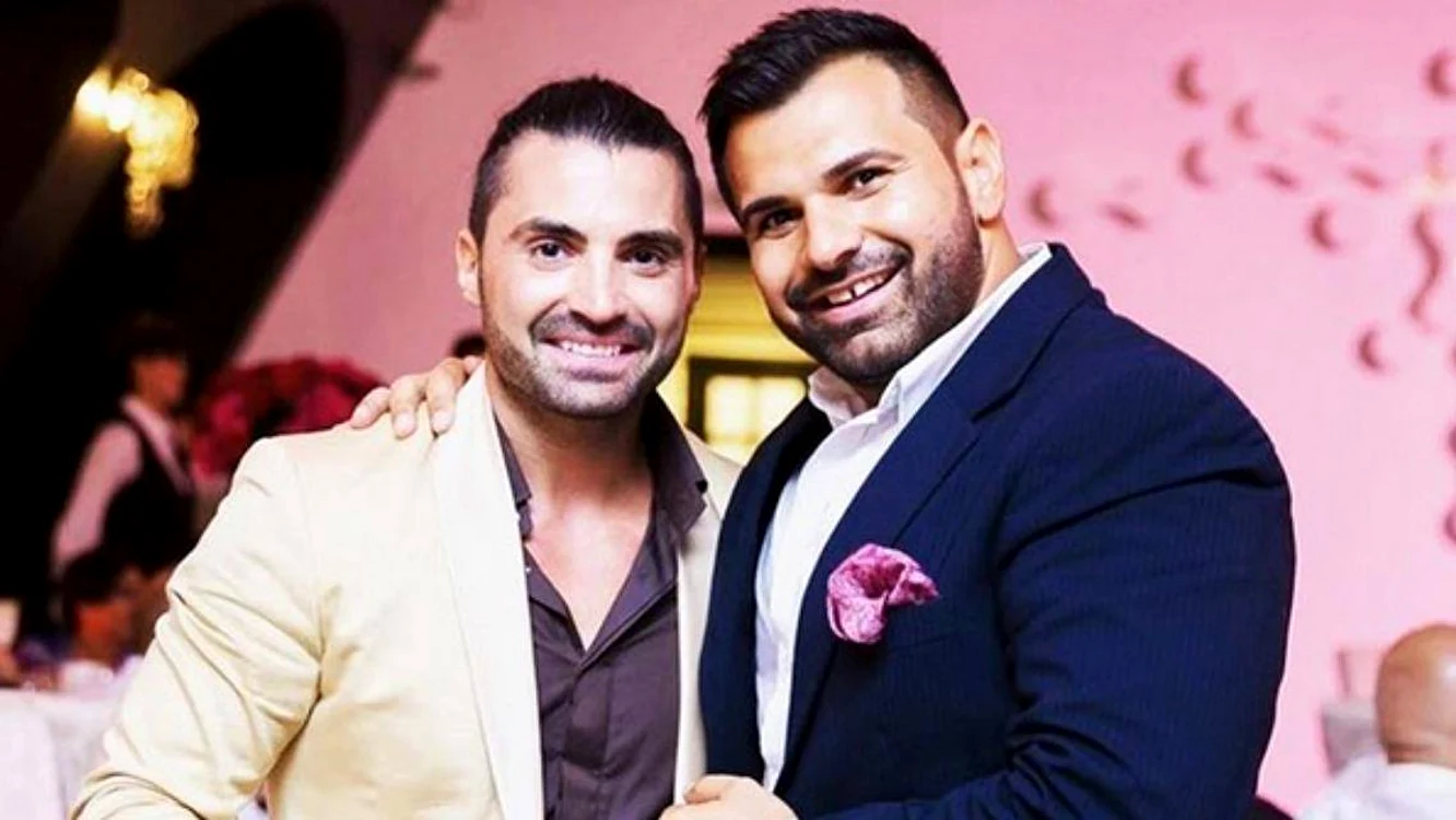 Florin Pastramă şi Pepe, soţul verişoarei sale Raluca