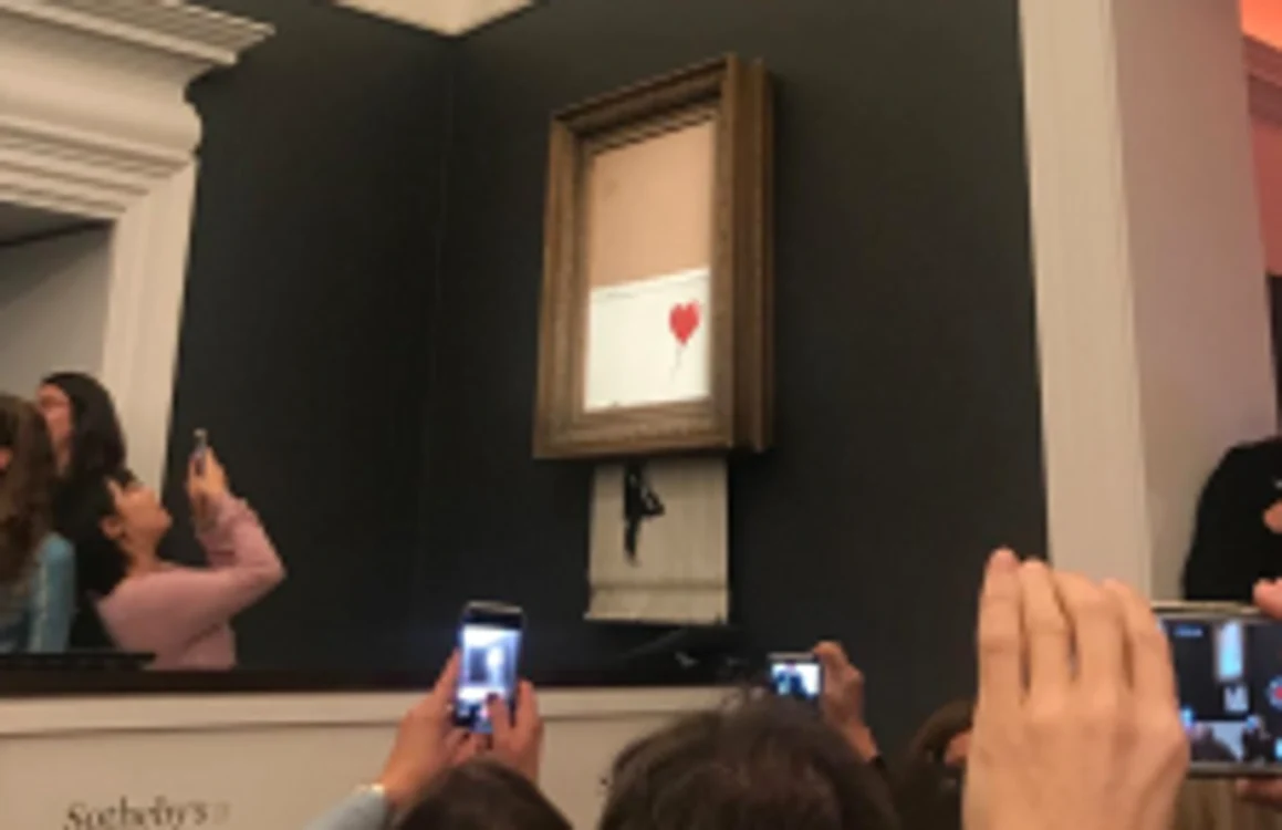 banksy tablou autodistrus