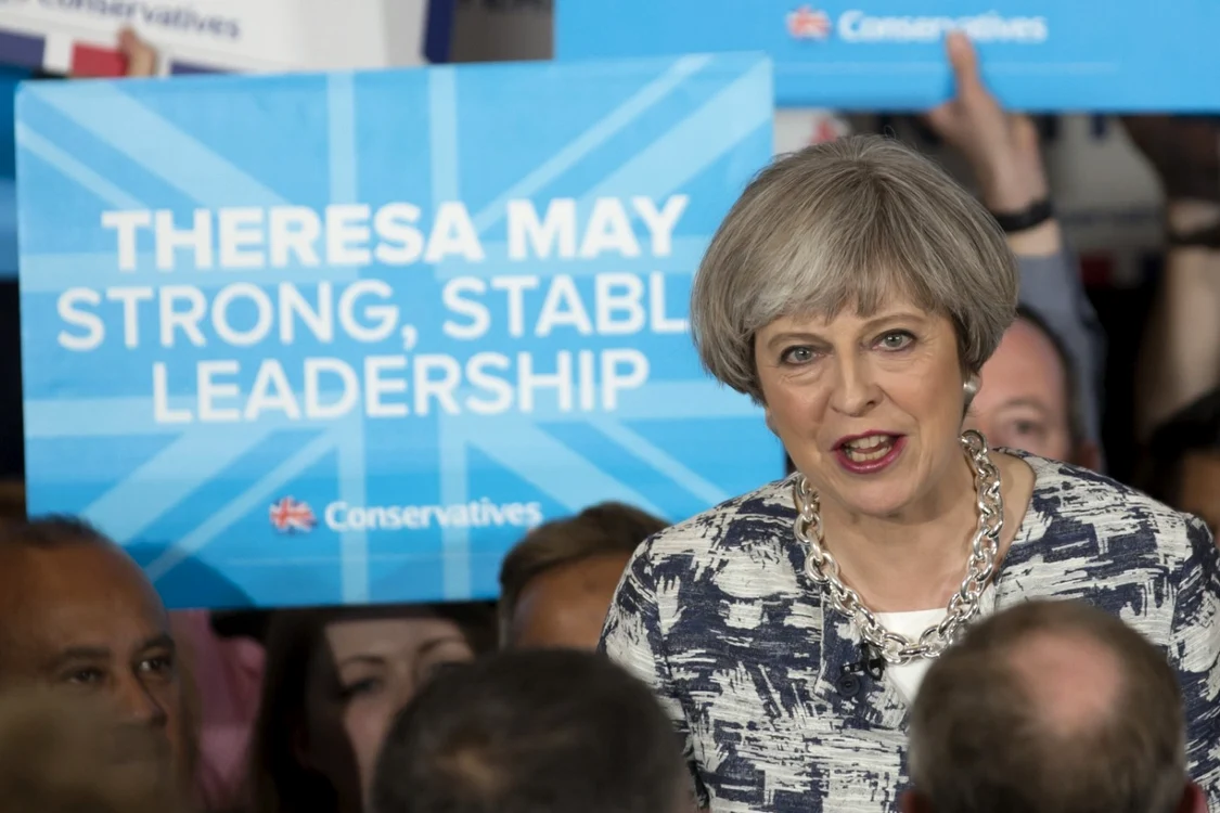 Theresa May EPA/Jon Super