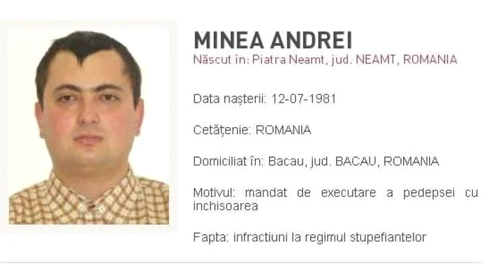 Ca urmare a decesului, mandul de executare a pedepsei a fost revocat FOTO Poliţia Română