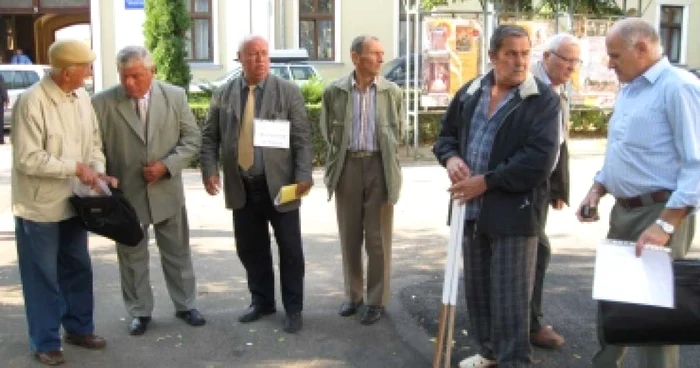 Oradea: Pensionarii bihoreni protestează