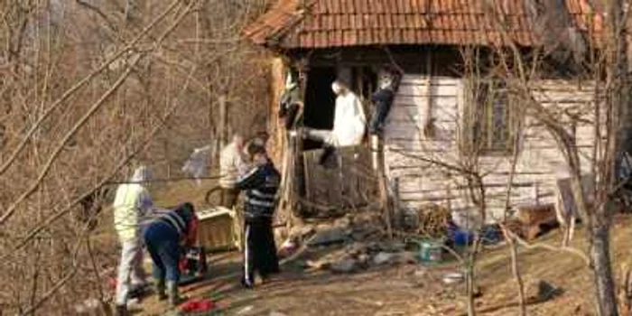 Casa în care au avut loc cele două crime