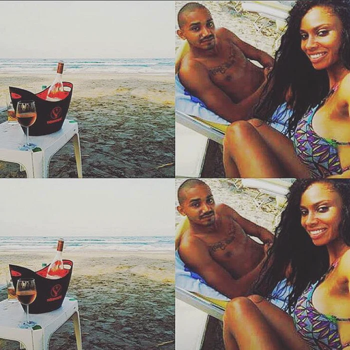 Laurette a savurat un pahar de vin la malul mării, alături de un bărbat a cărui identitate este încă necunoscută