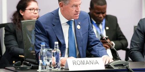 Iohannis, la masa rotundă pe tema „Schimbările climatice și sustenabilitatea comunităților vulnerabile” FOTO: Twitter