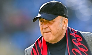 Dan Șucu, la meciul de Serie A dintre Genoa și Parma. FOTO Getty Images