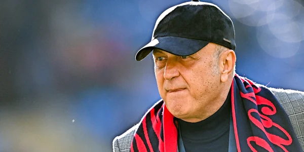 Dan Șucu, la meciul de Serie A dintre Genoa și Parma. FOTO Getty Images