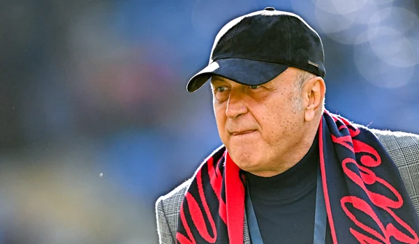 Dan Șucu, la meciul de Serie A dintre Genoa și Parma. FOTO Getty Images