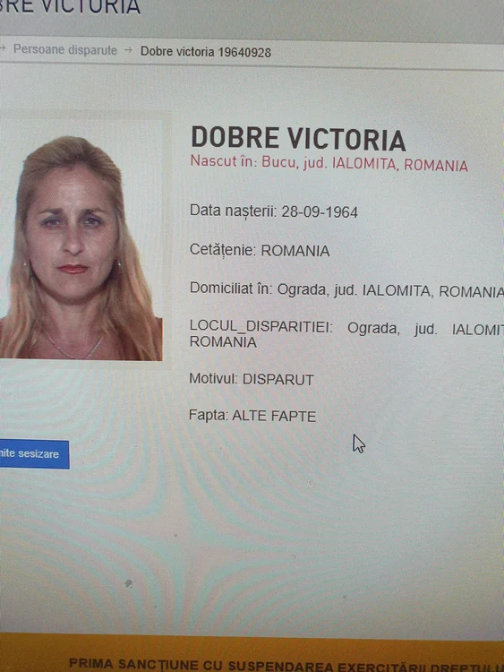 Perosană dispărută descoperită după 20 de ani, ucisă de un iubit