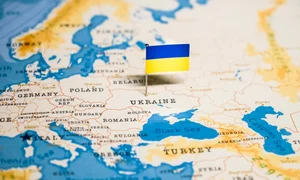 ucraina harta steag drapel ucrainean foto shutterstock