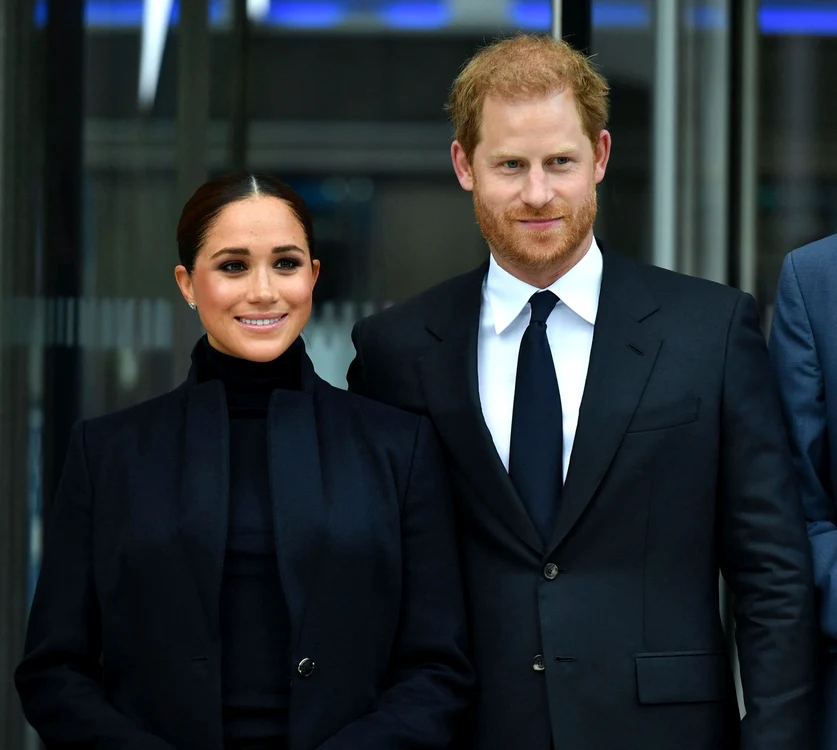 Prinţul Harry şi soţia sa, Meghan Markle FOTO Profimedia