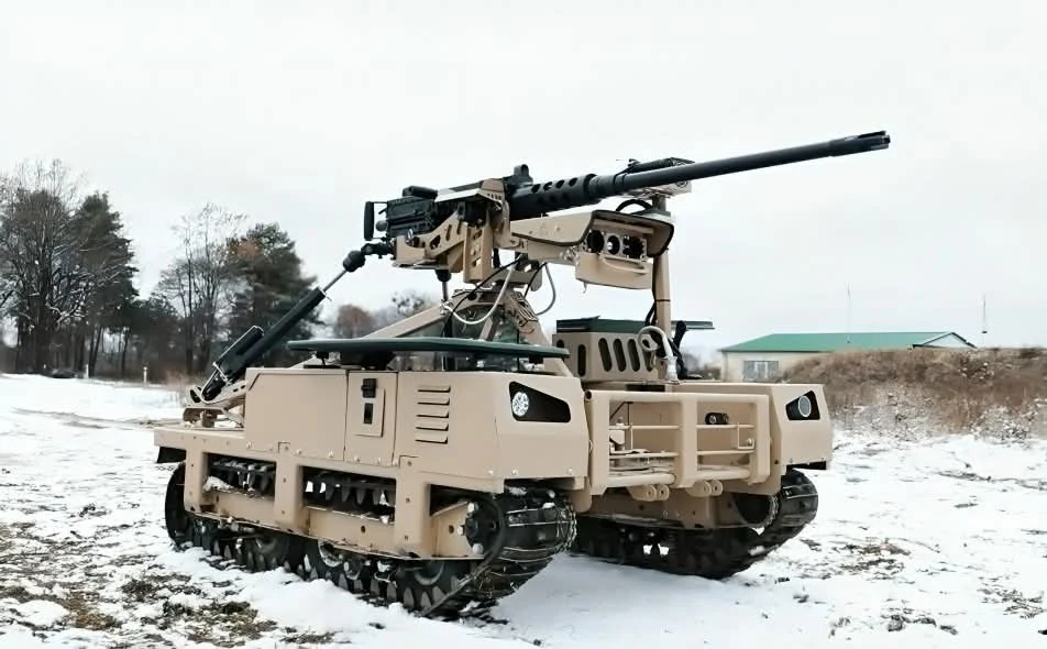 Ucraina testează „infanteria robotică”. Cum a fost oprită înaintarea rusă cu o dronă cu mitralieră controlată de la distanță