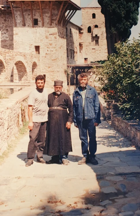 Dumitru Nistor și-a făcut mulți prieteni pe Muntele Athos