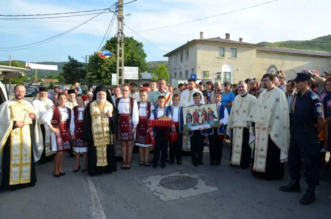 Moaştele sfinţilor martiri, aduse la mănăstirea Cocoş (foto: Episcopia Tulcii)