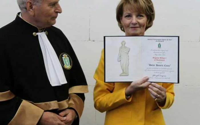 Titlul Doctor Honoris Causa al Universităţii Agrare de Stat din Moldova, oferit Regelui Mihai I FOTO Tudor Iovu