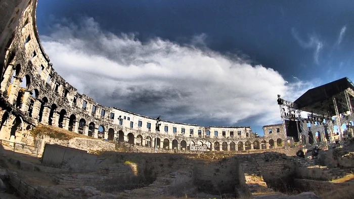 Arena din Pula, cel mai bine conservat amfiteatru roman din lume / foto: Pixabay