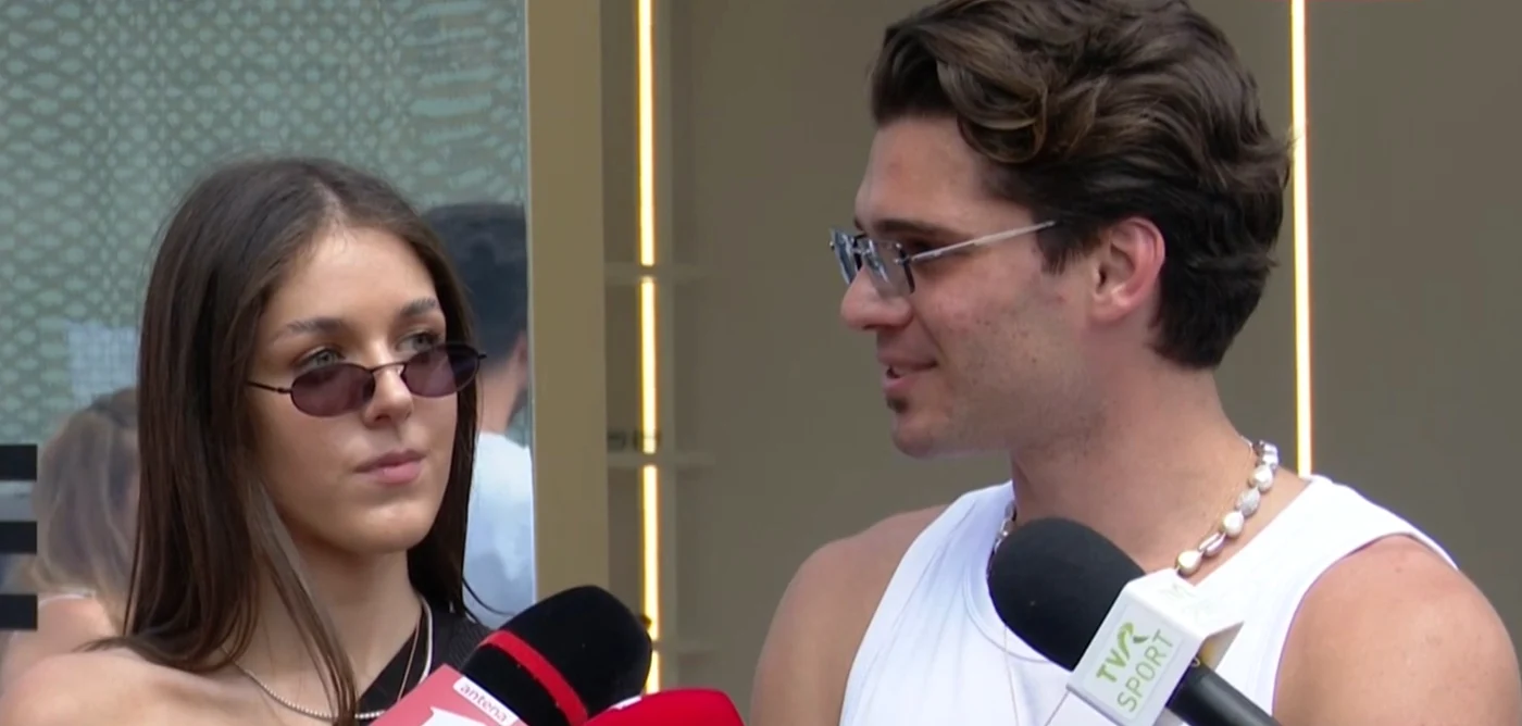 Ianis Hagi și Maria Popescu Foto: Captură Video