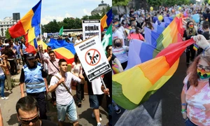 marsul normalitatii marsul pride foto colaj arhiva