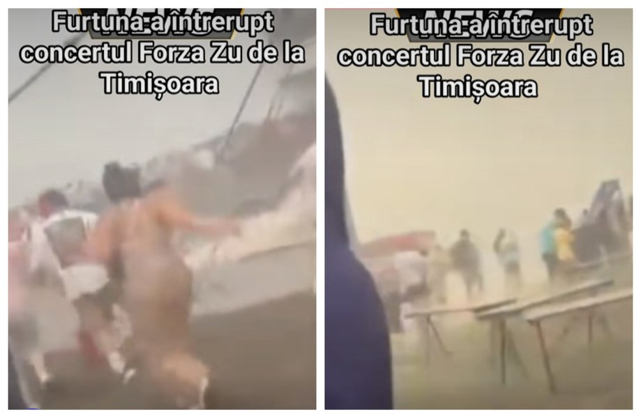 Zece victime la concertul Forza Zu de la Timișoara, din cauza furtunii puternice. „Stâlpii de la corturi deveniseră proiectile”