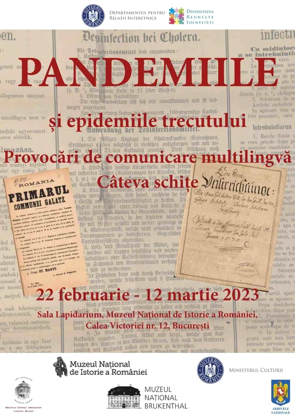 Vernisajul expoziției „Pandemiile și epidemiile trecutului – provocări de comunicare multilingvă”