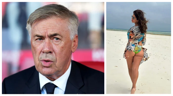 Marina Crețu și Carlo Ancelotti