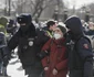 Proteste Moscova împotriva războiului din Ucraina. FOTO EPA-EFE