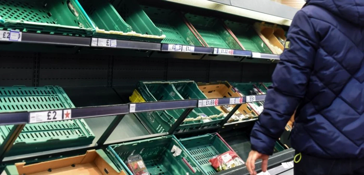supermarket londra marea britanie goale 2021. foto profimedia