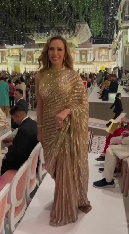 Iulia Vântur nunta lui Anant Ambani cu Radhika Merchant. FOTO: Instagram