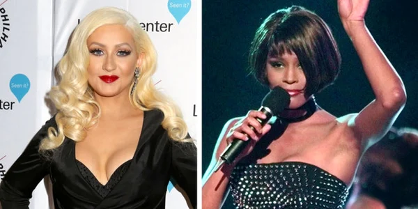 Christina Aguilera Whitney Houston colaj 
