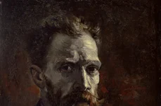 Vincent van Gogh, Autoportret cu pipă (© Google Art Project)