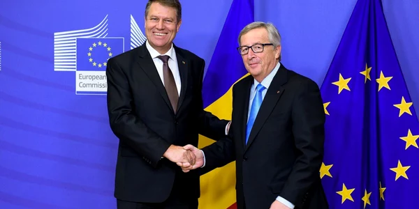 Klaus Iohannis si Jean Claude Juncker FOTO Presidency.ro
