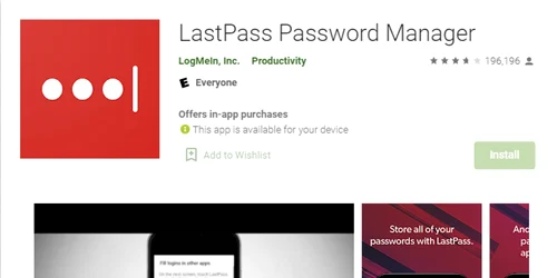 Manager parole LastPass