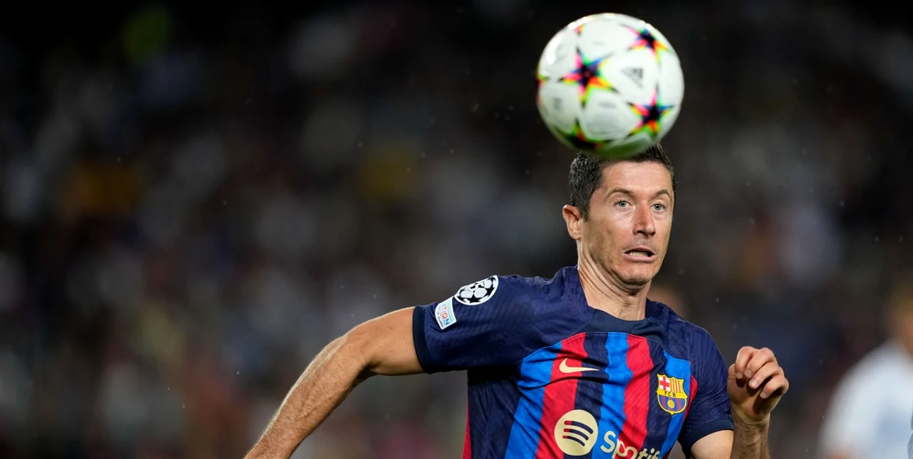 Robert Lewandowski, atacant Barcelona. FOTO: Arhiva Adevărul
