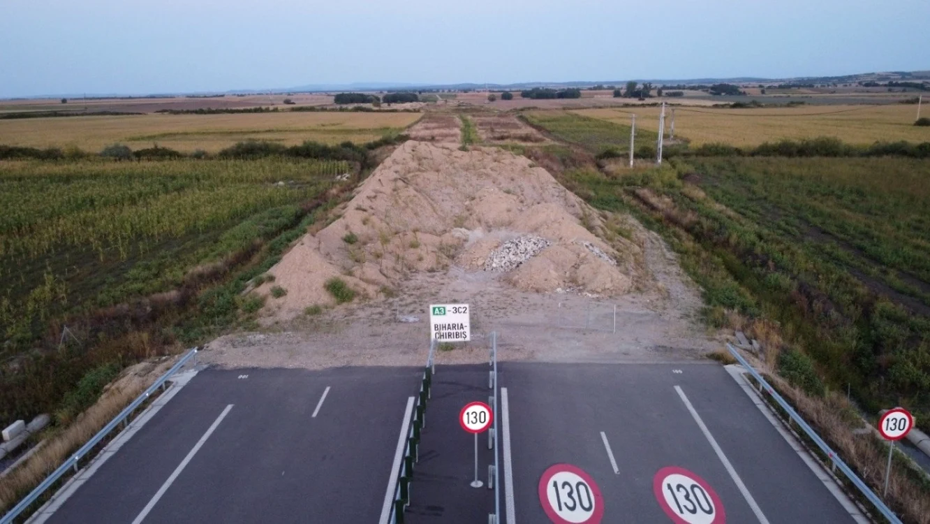 Autostrada Transilvania, în Bihor, încă în aer. FOTO Asociația Pro Infrastructura