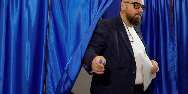 Cristian și Vlad Popescu Piedone au votat. FOTO Inquam Photos / Octav Ganea
