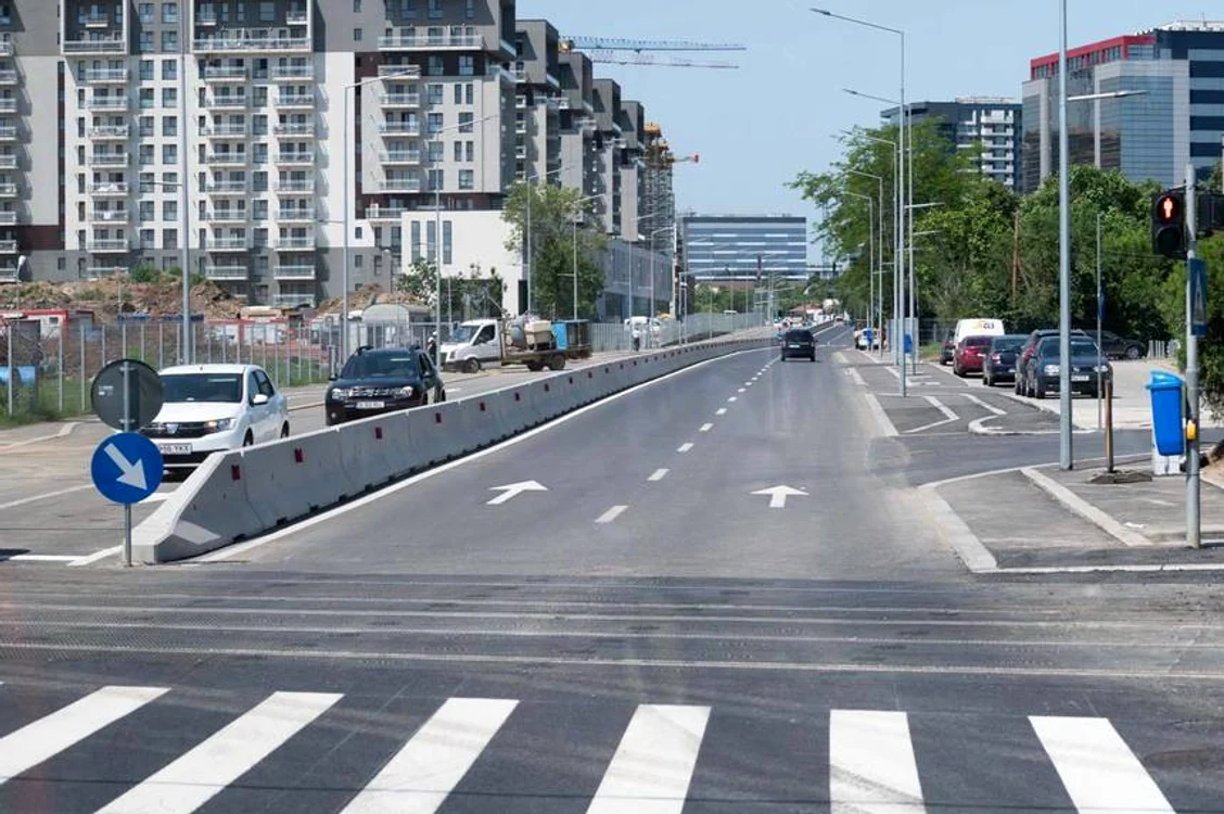 Pe Șoseaua Fabrica de Glucoză se circulă pe patru benzi, pe ambele tronsoane, de la Șos. Petricani până pe Calea FloreascaFoto: Inquam