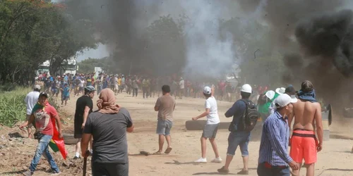 Protest in Bolivia fata de alegerea lui Evo Morales FOTO EPA-EFE