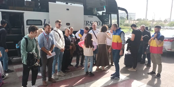 Români evacuați din Gaza, Cairo 11 nov 2023 Foto MAE 9 jpg