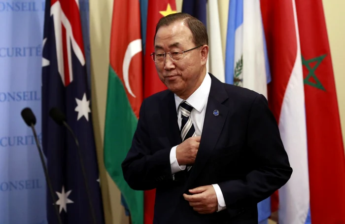 Secretarul general al Naţiunilor Unite, Ban Ki-moon FOTO Reuters