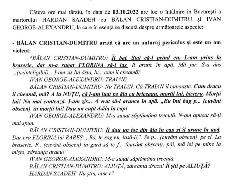 Sursa: ordonanţa de începere a urmăririi penale