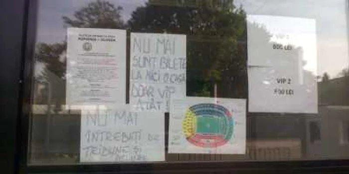 La casele de bilete de la Arena Naţională nu se mai găsesc decât tichete la zonele VIP