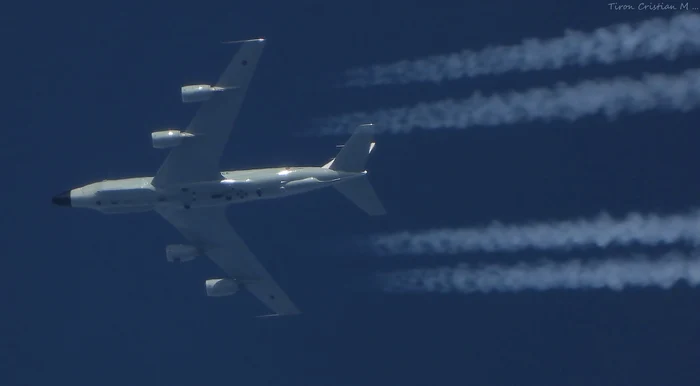 Boeing RC-135W FOTO: facebook Tiron Cristian M.