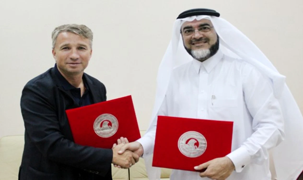 Dan Petrescu a bătut palma cu arabii