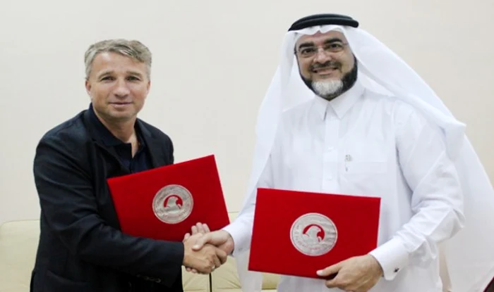 Dan Petrescu a bătut palma cu arabii