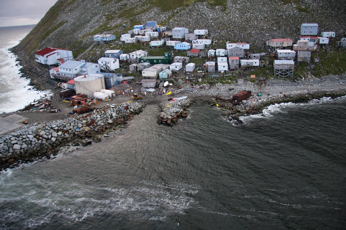 Sat de pe malurile Insulei Diomede FOTO wikipedia