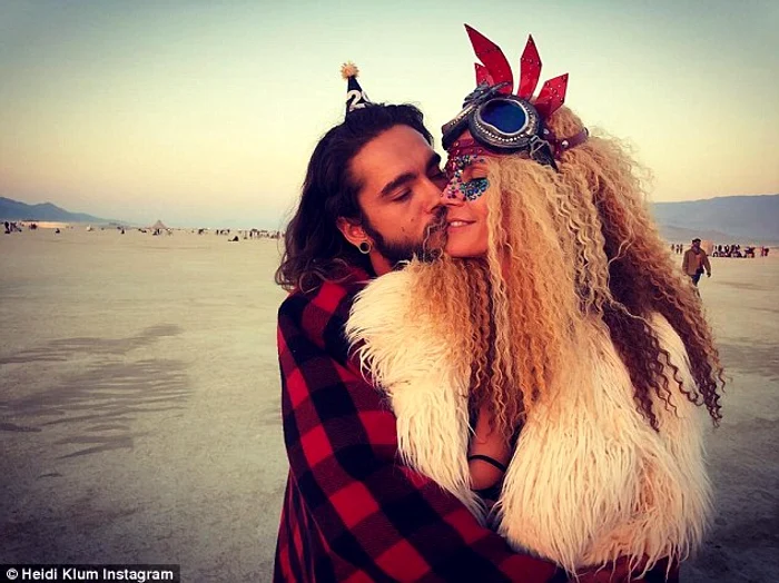 Heidi Klum, 45 de ani, şi-a dus în deşert iubitul, ca dar de ziua luifoto Instagram