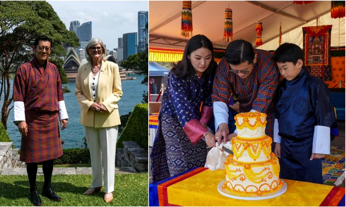 Regele Jigme Khesar al Bhutanului a vizitat cu familia Australia   Casa Regală din Bhutan jpg